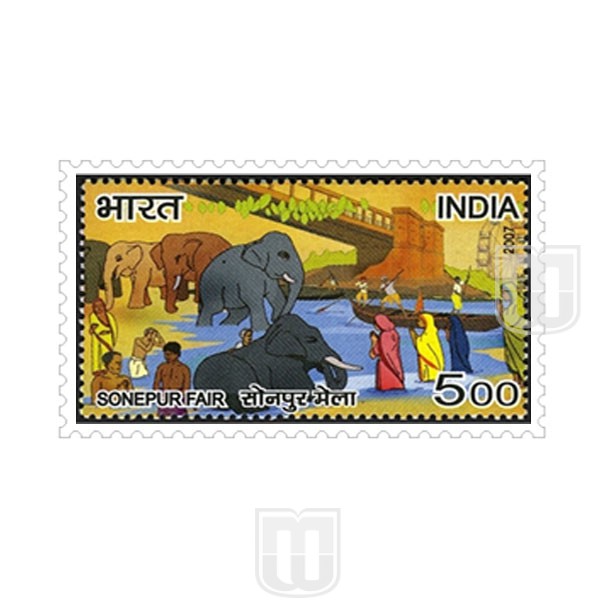 Sonepur Fair(Bihar) 27022007 Philcent 2395 SG 2384 MJ No